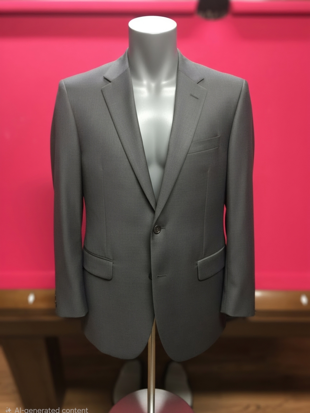 Classic Men's Rich Brown Single-Breasted 2 Button Suit